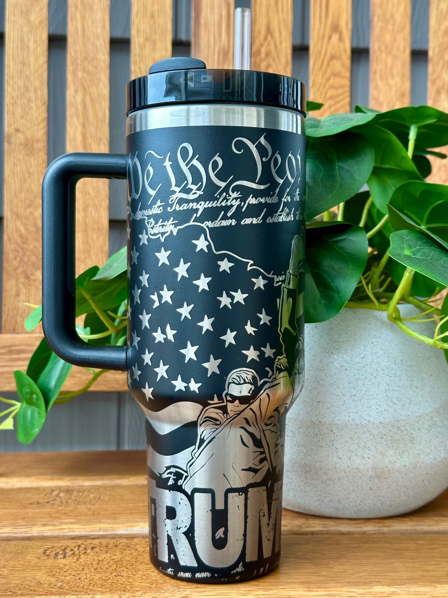 Engraved 40oz Tumbler: MAGA