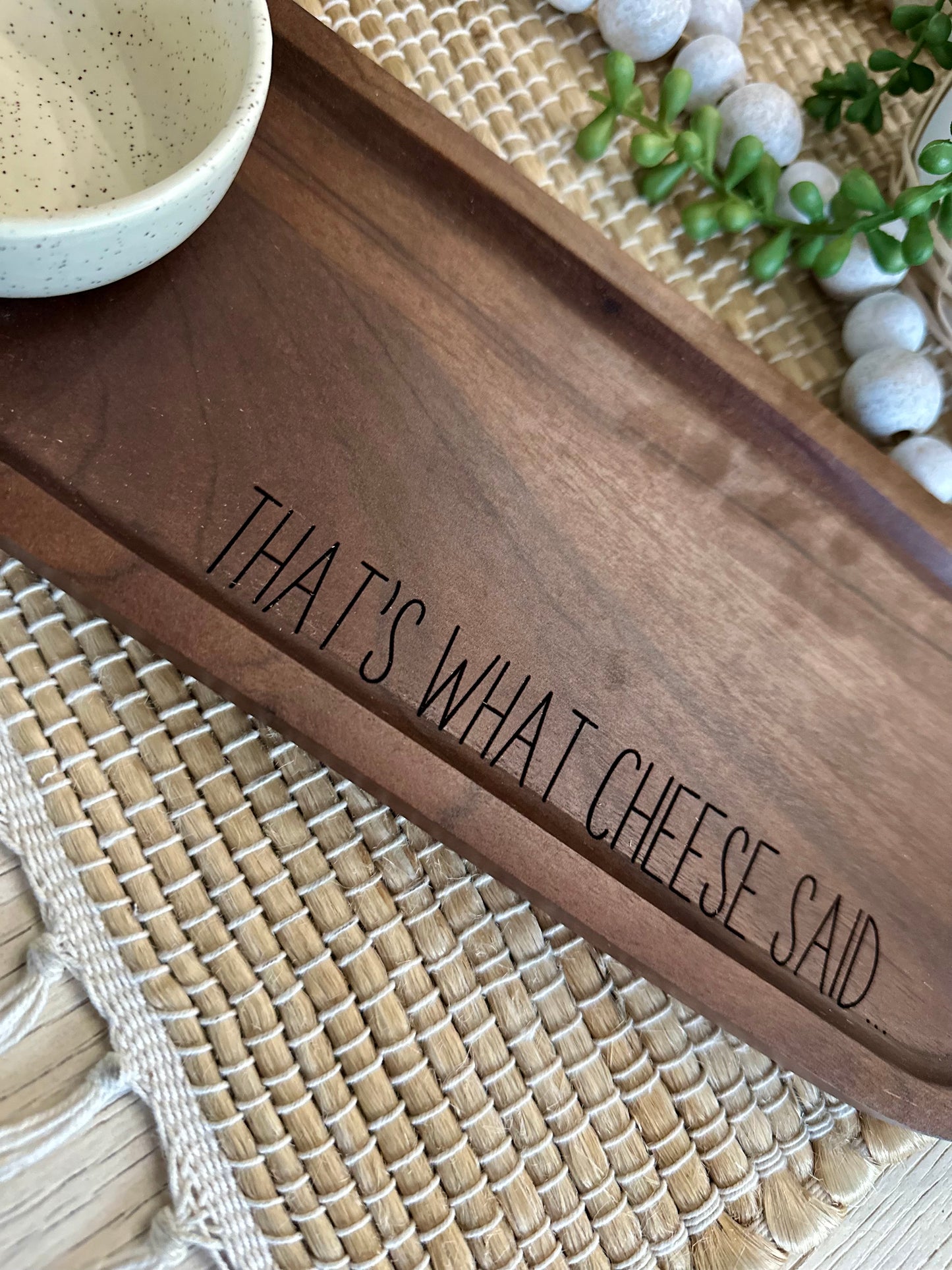 Cheese/Charcuterie Tray with Dip Bowl