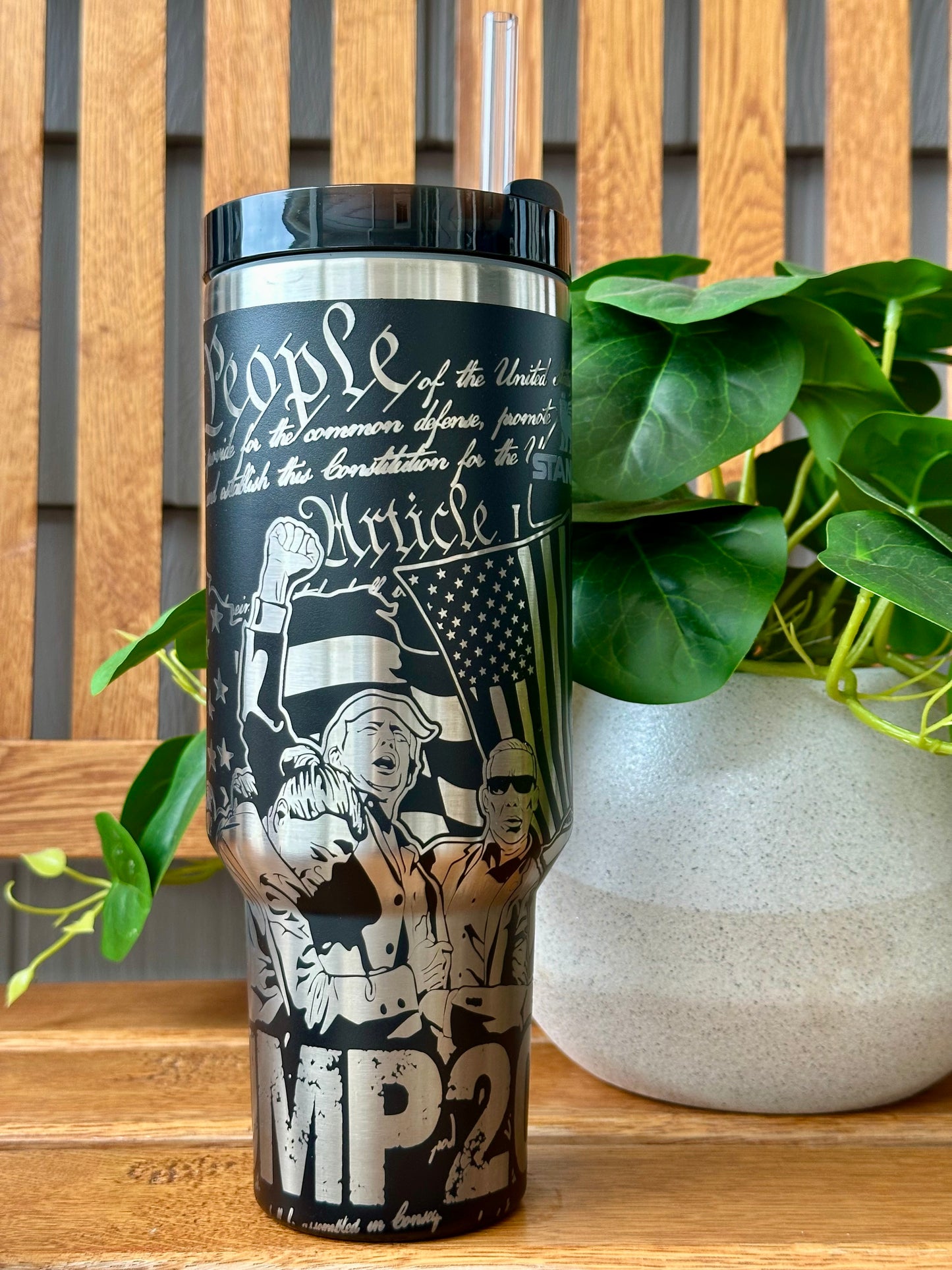 Engraved 40oz Tumbler: MAGA