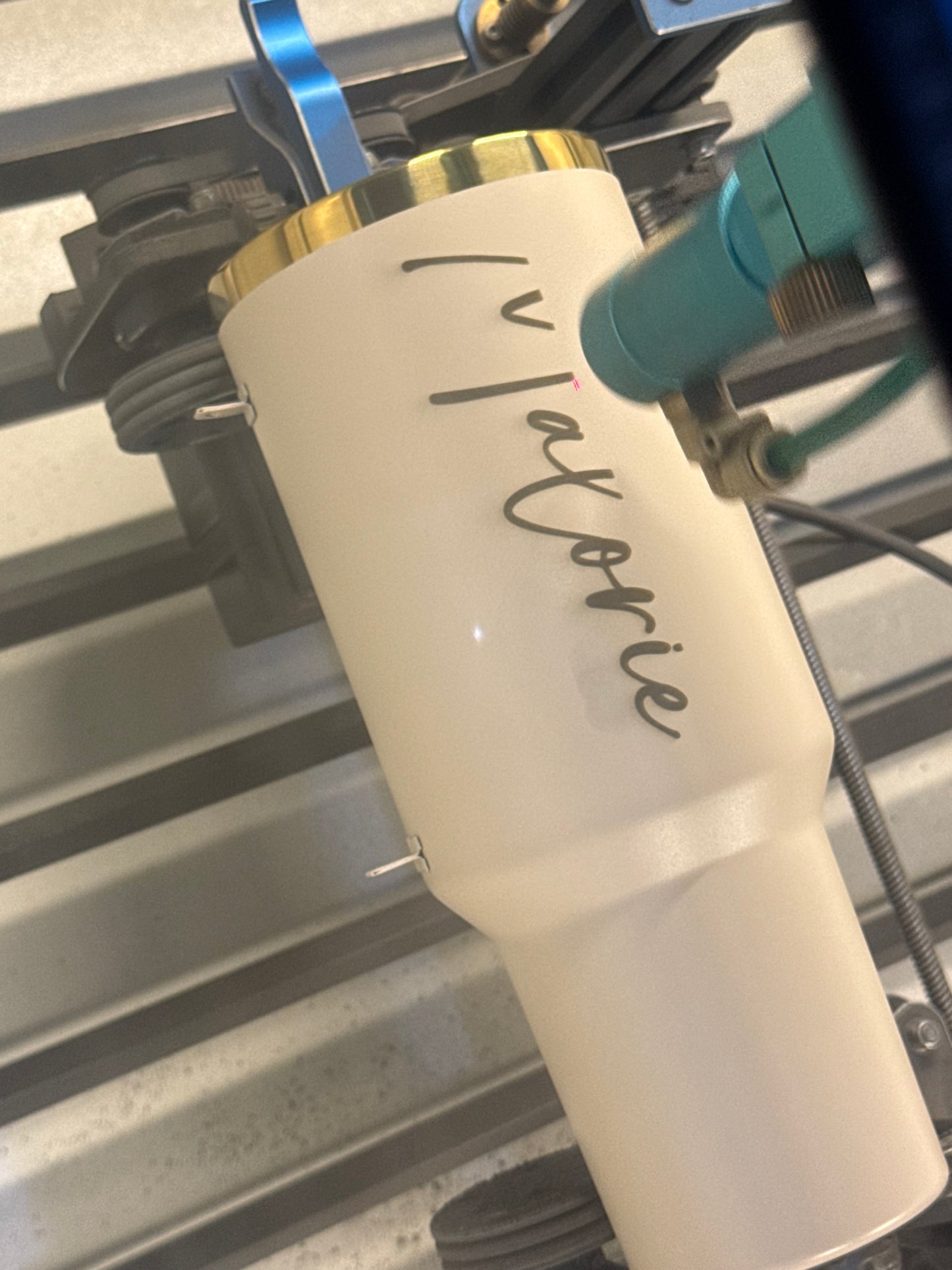 40oz Engraved Ribbon Tumbler