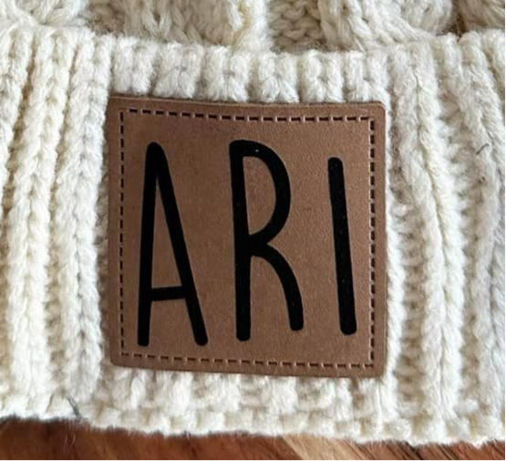 Dual Pom Infant/Toddler Customized Beanie