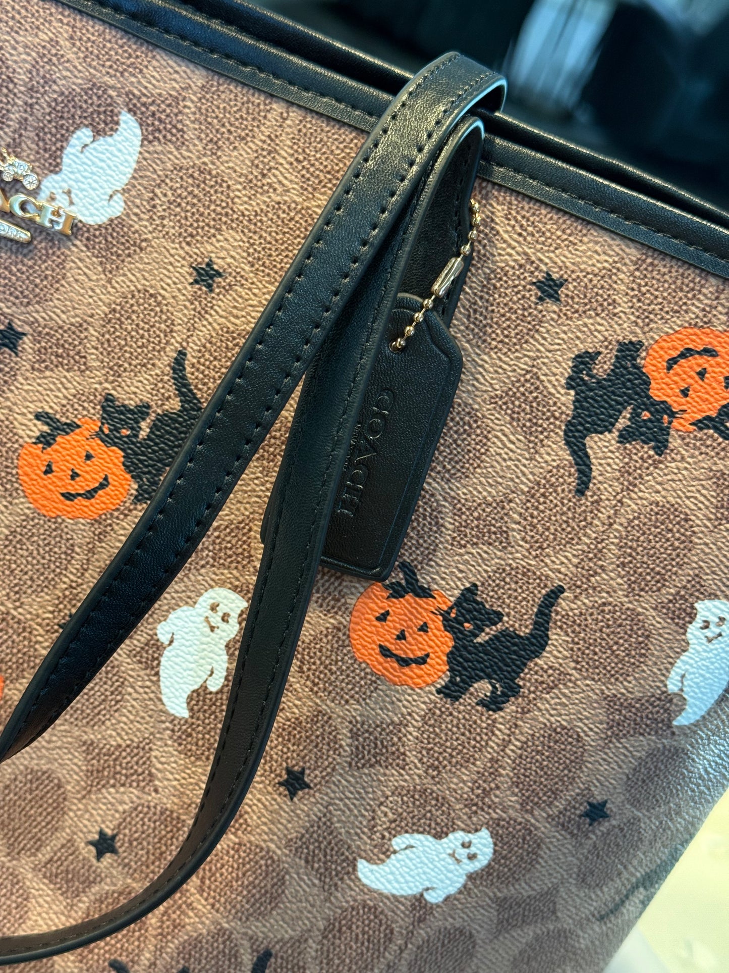 Halloween Co Ach Tote with Mini Wallet