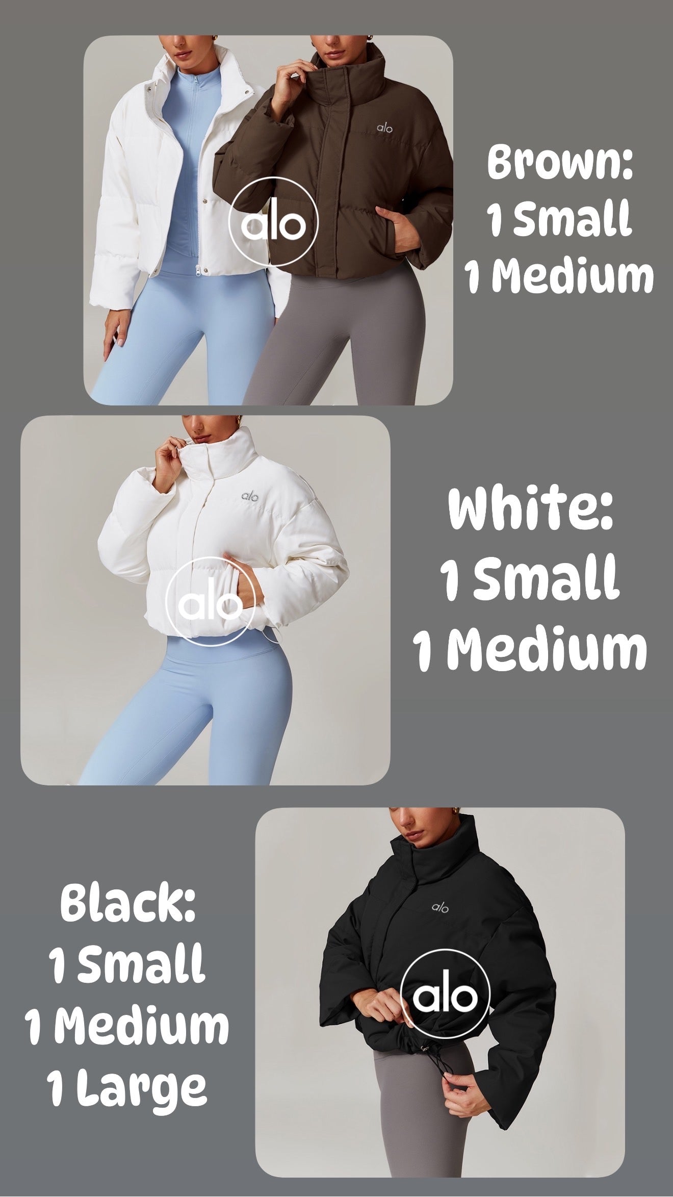 Amazing Cropped Down Jackets