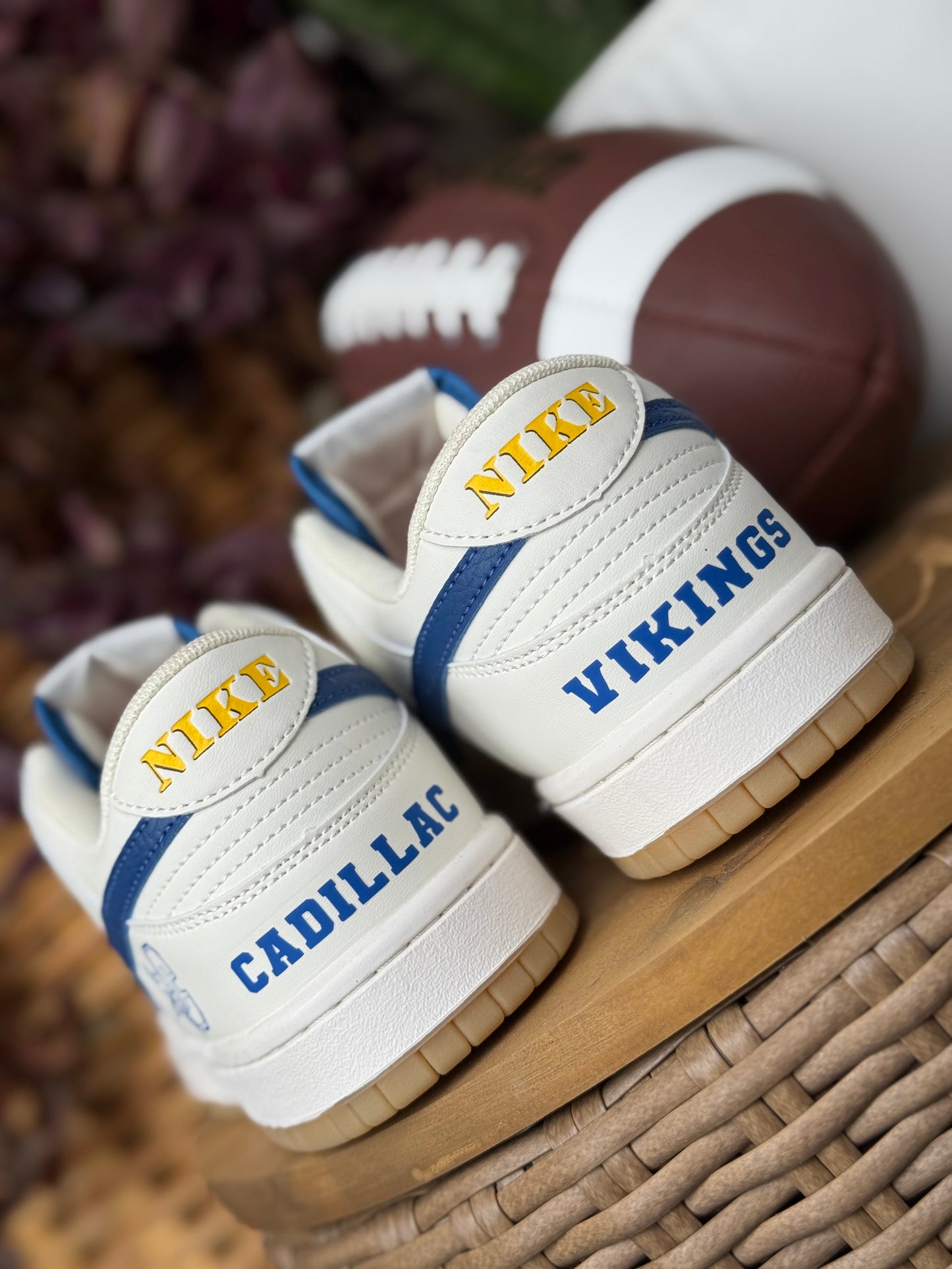 Cadillac Vikings Custom Made Nikes