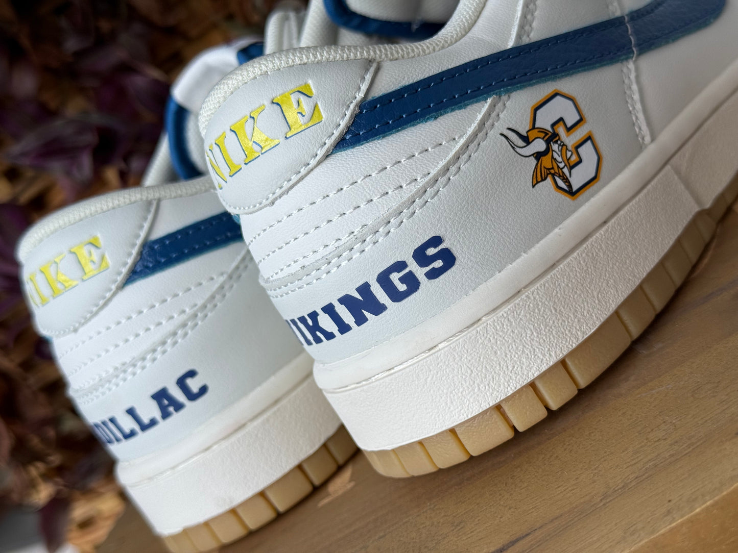 Cadillac Vikings Custom Made Nikes