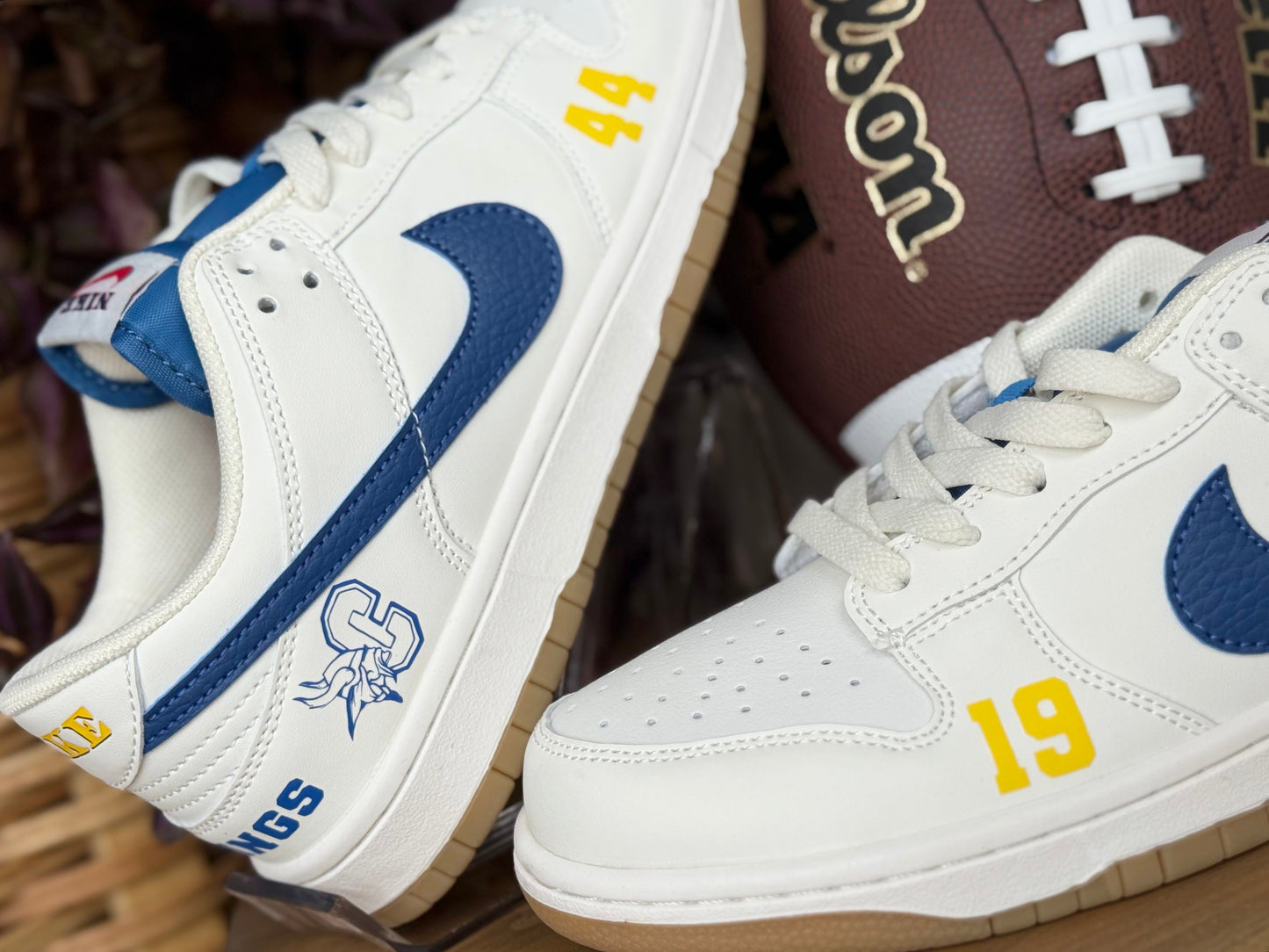 Cadillac Vikings Custom Made Nikes