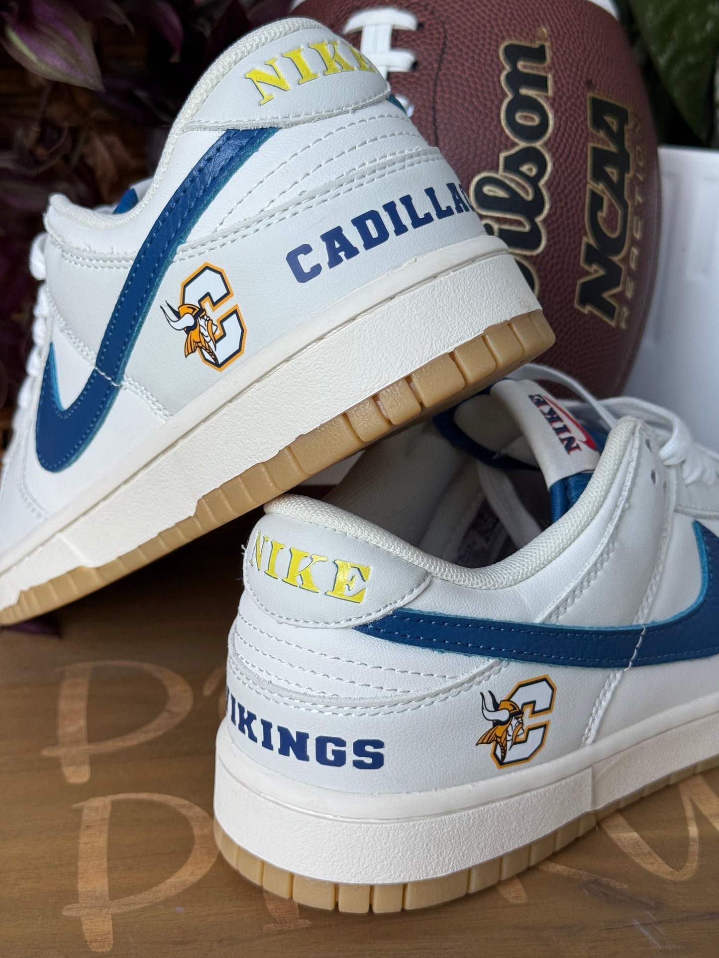 Cadillac Vikings Custom Made Nikes