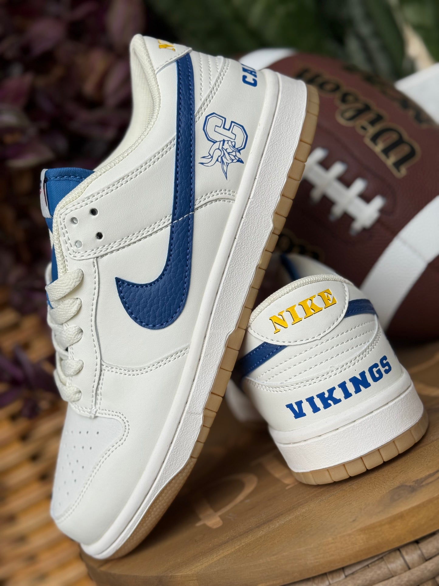 Cadillac Vikings Custom Made Nikes