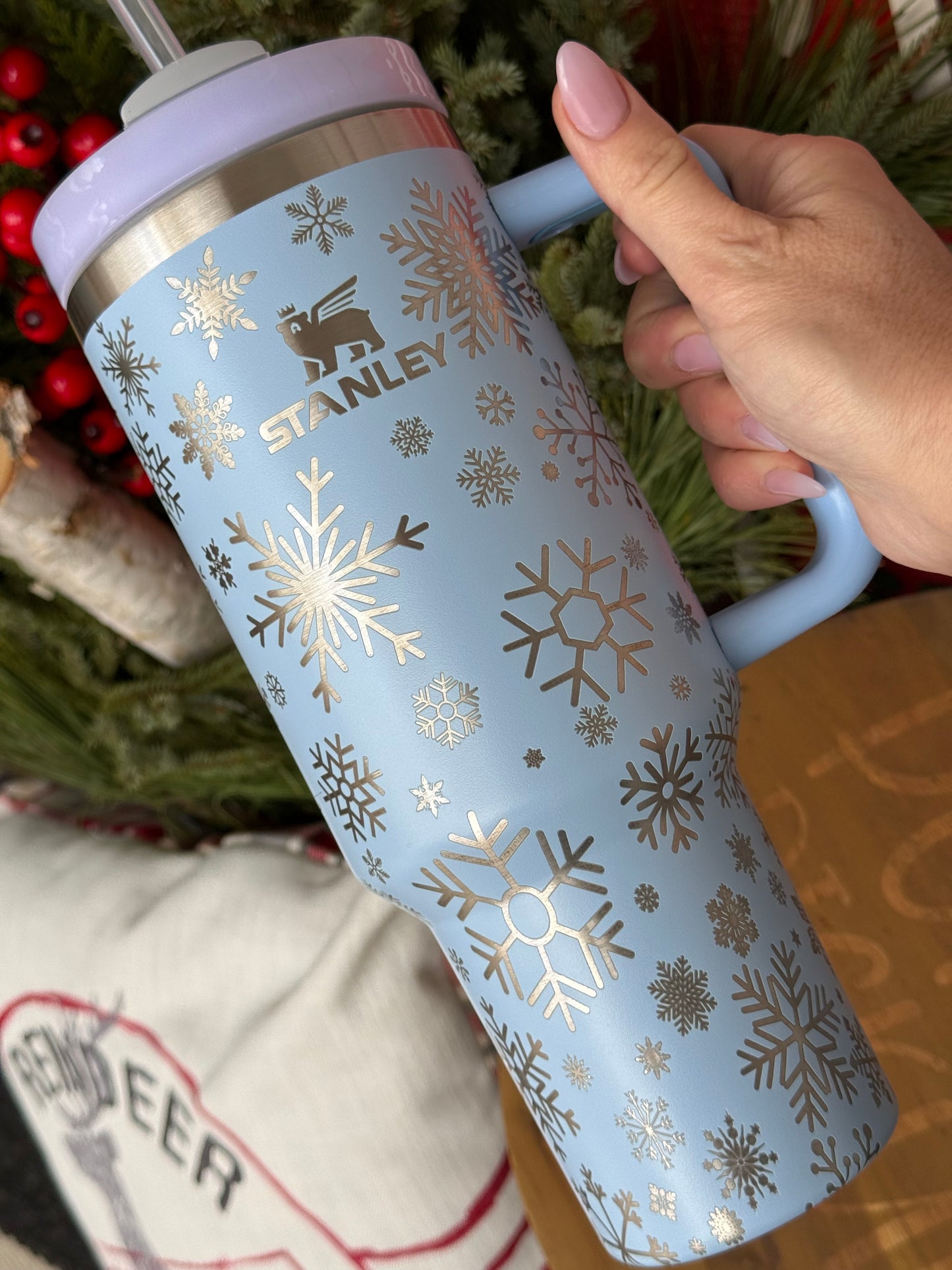 CLEAR OUT: Engraved Tumblers with Gold