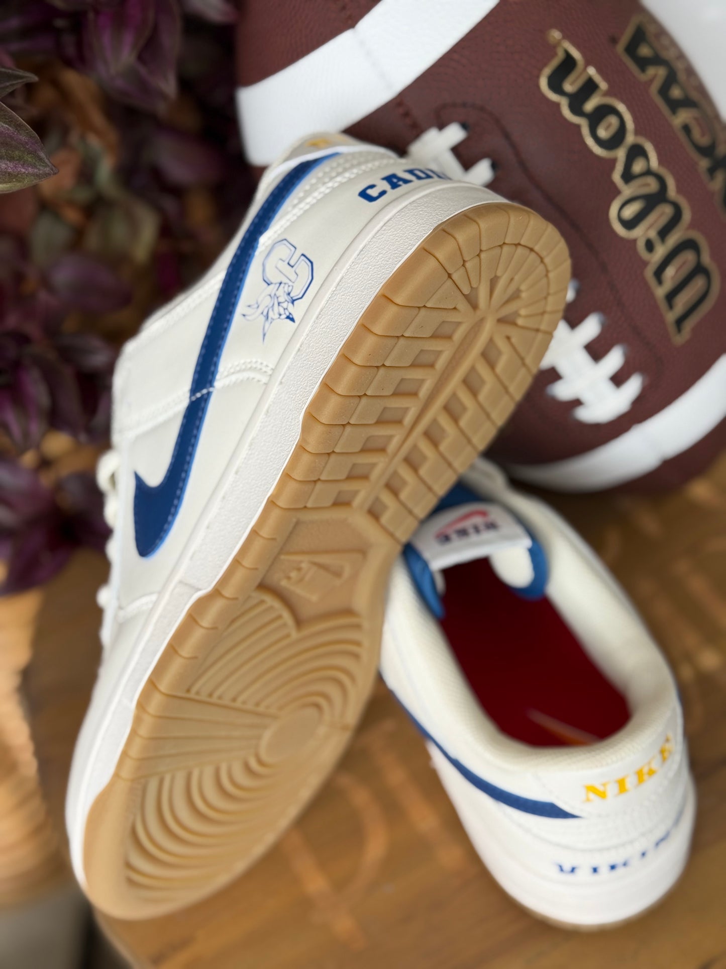 Cadillac Vikings Custom Made Nikes