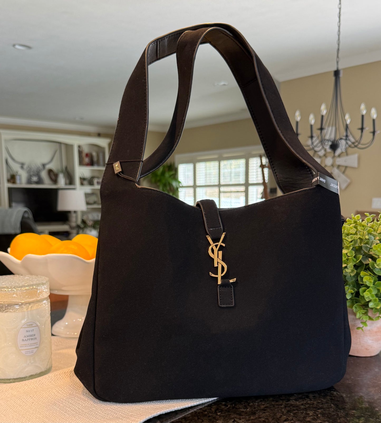 Flash Friday Deal- Black Suede Bag