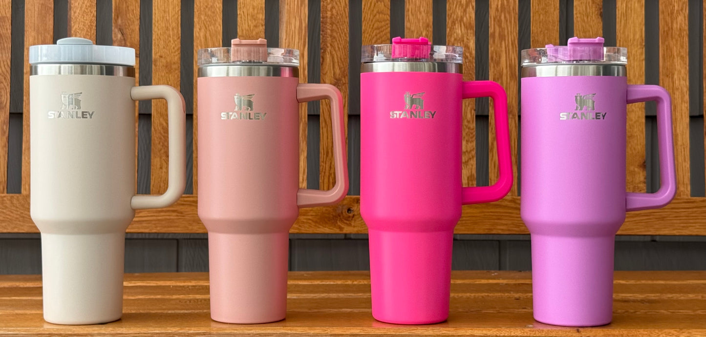 CLEAR OUT: Engraved Tumblers with Gold