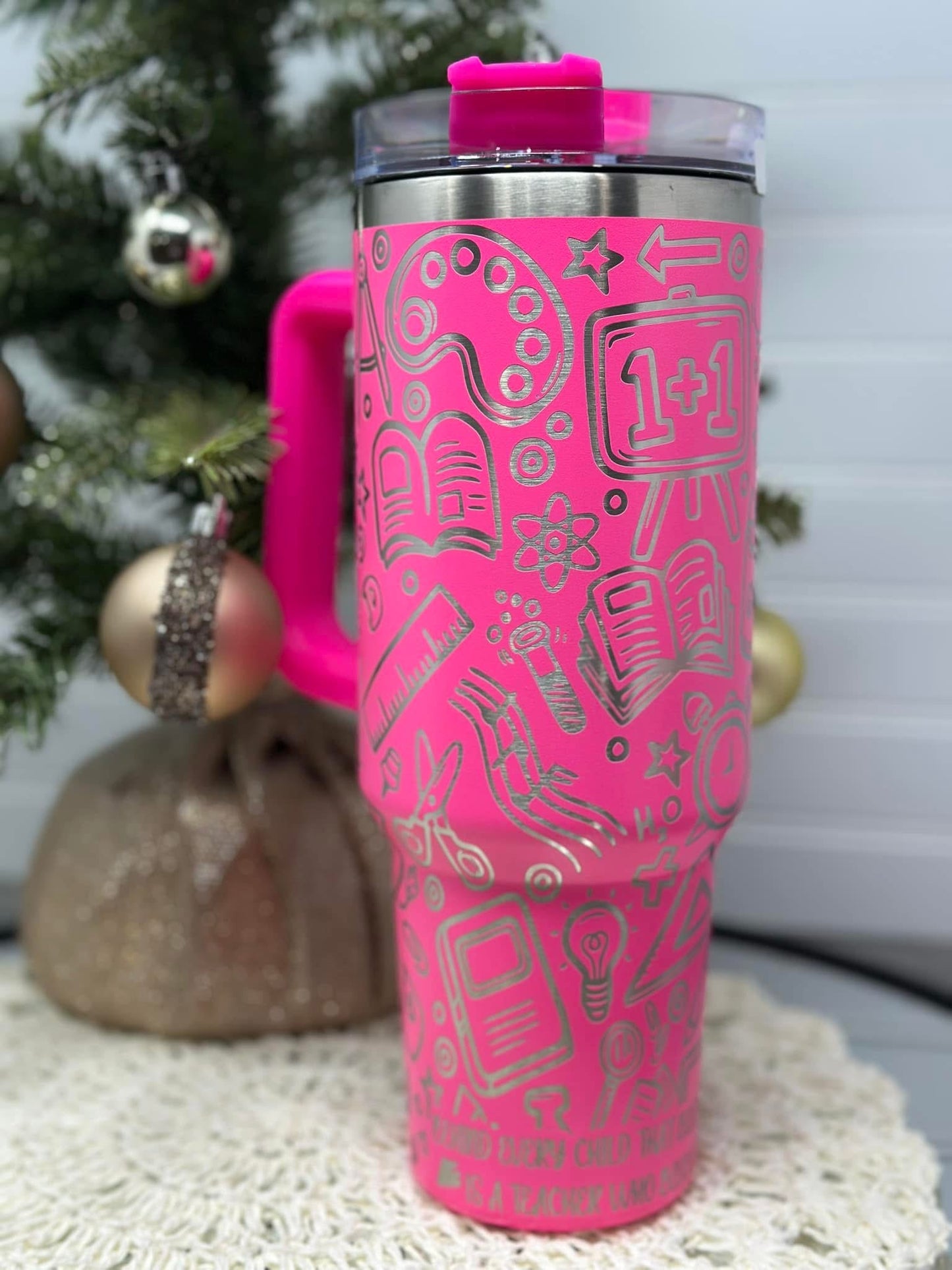 CLEAR OUT: Engraved Tumblers with Gold