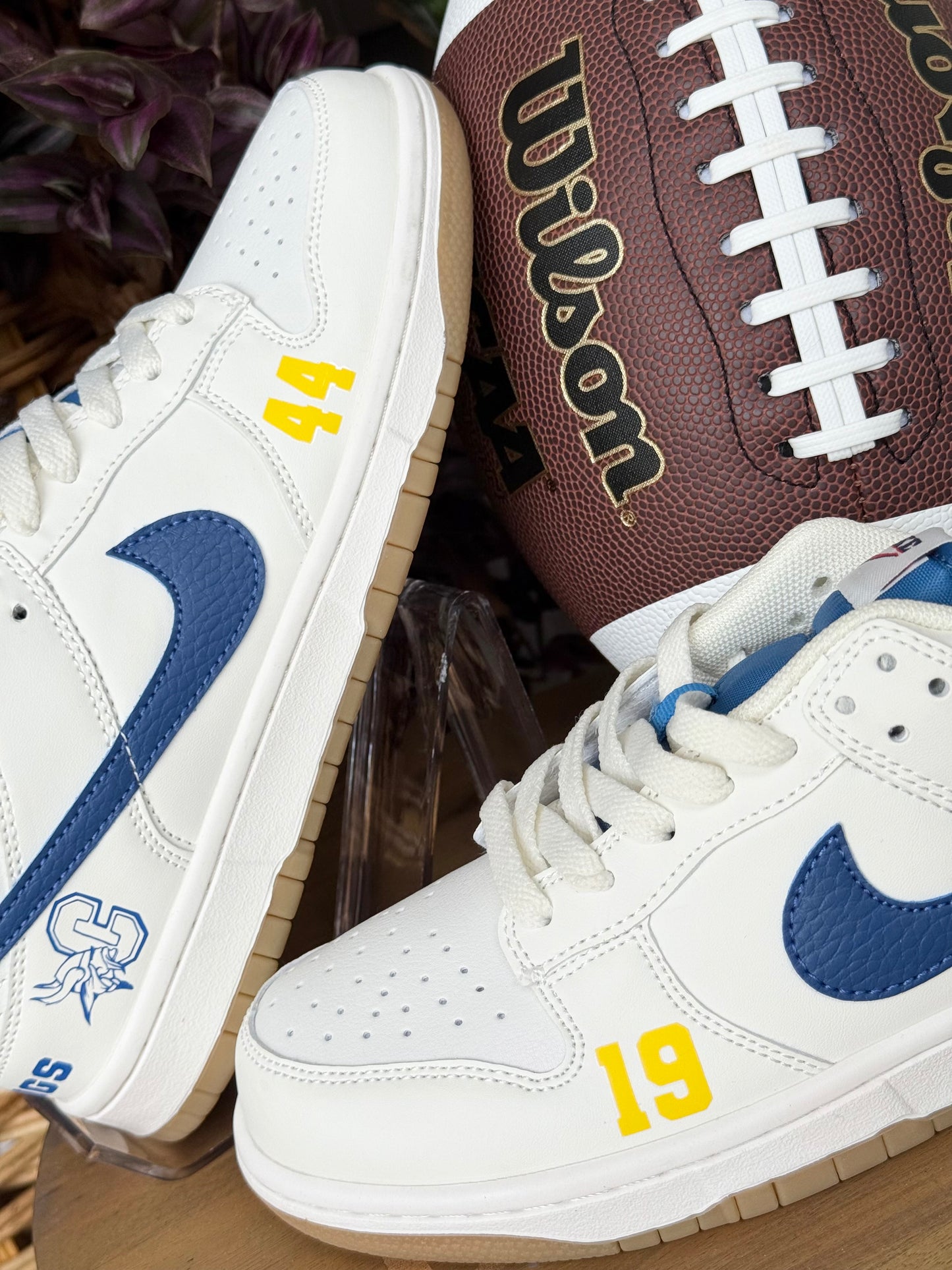 Cadillac Vikings Custom Made Nikes