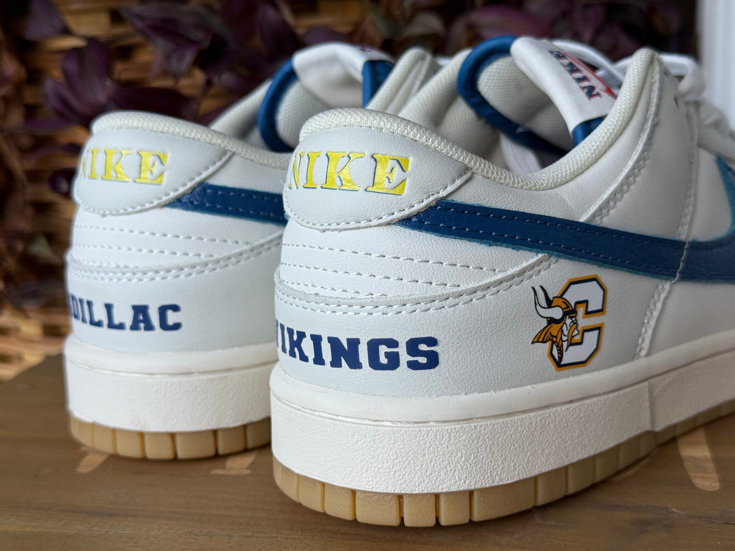 Cadillac Vikings Custom Made Nikes