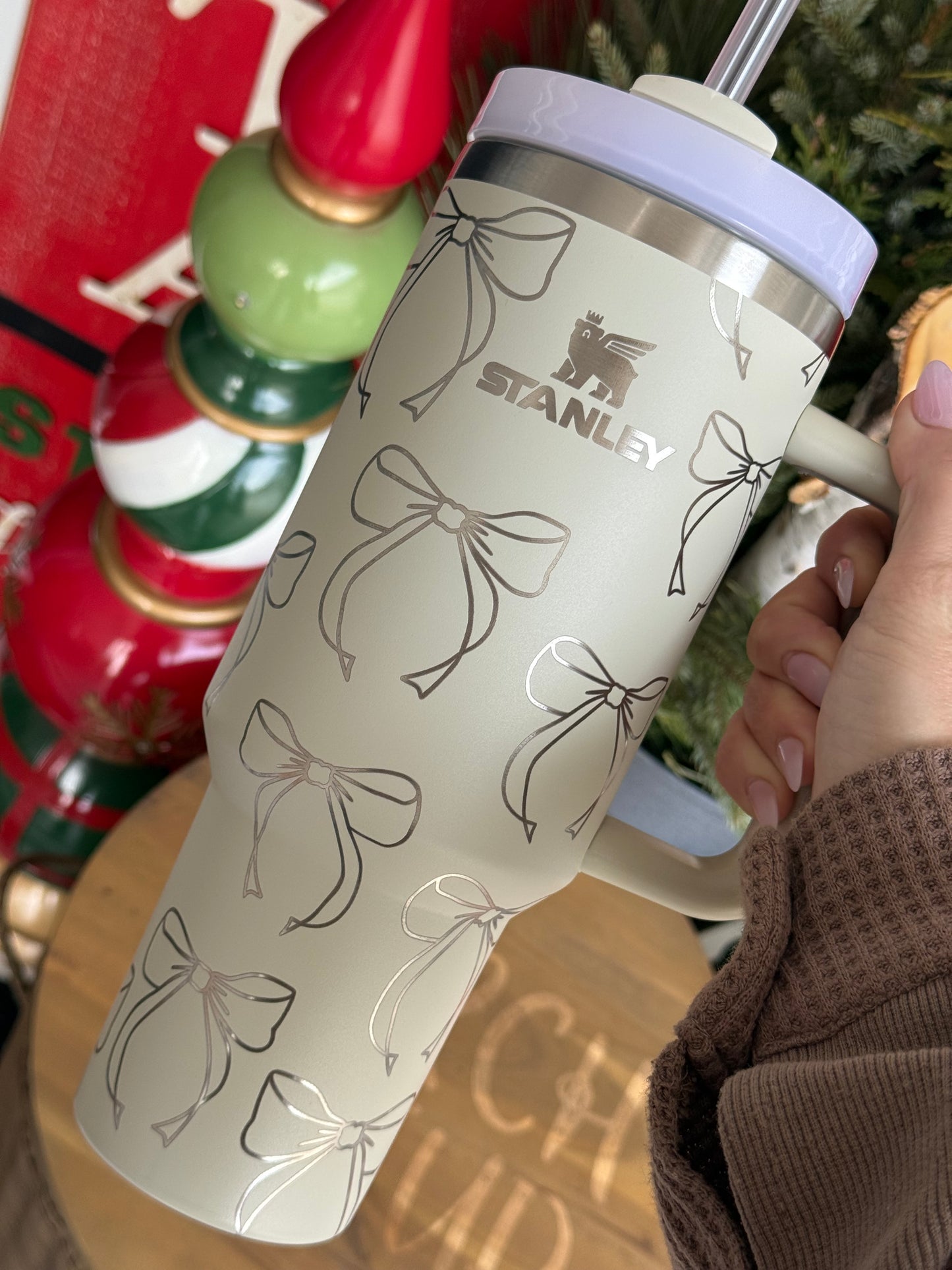 40oz Engraved Ribbon Tumbler