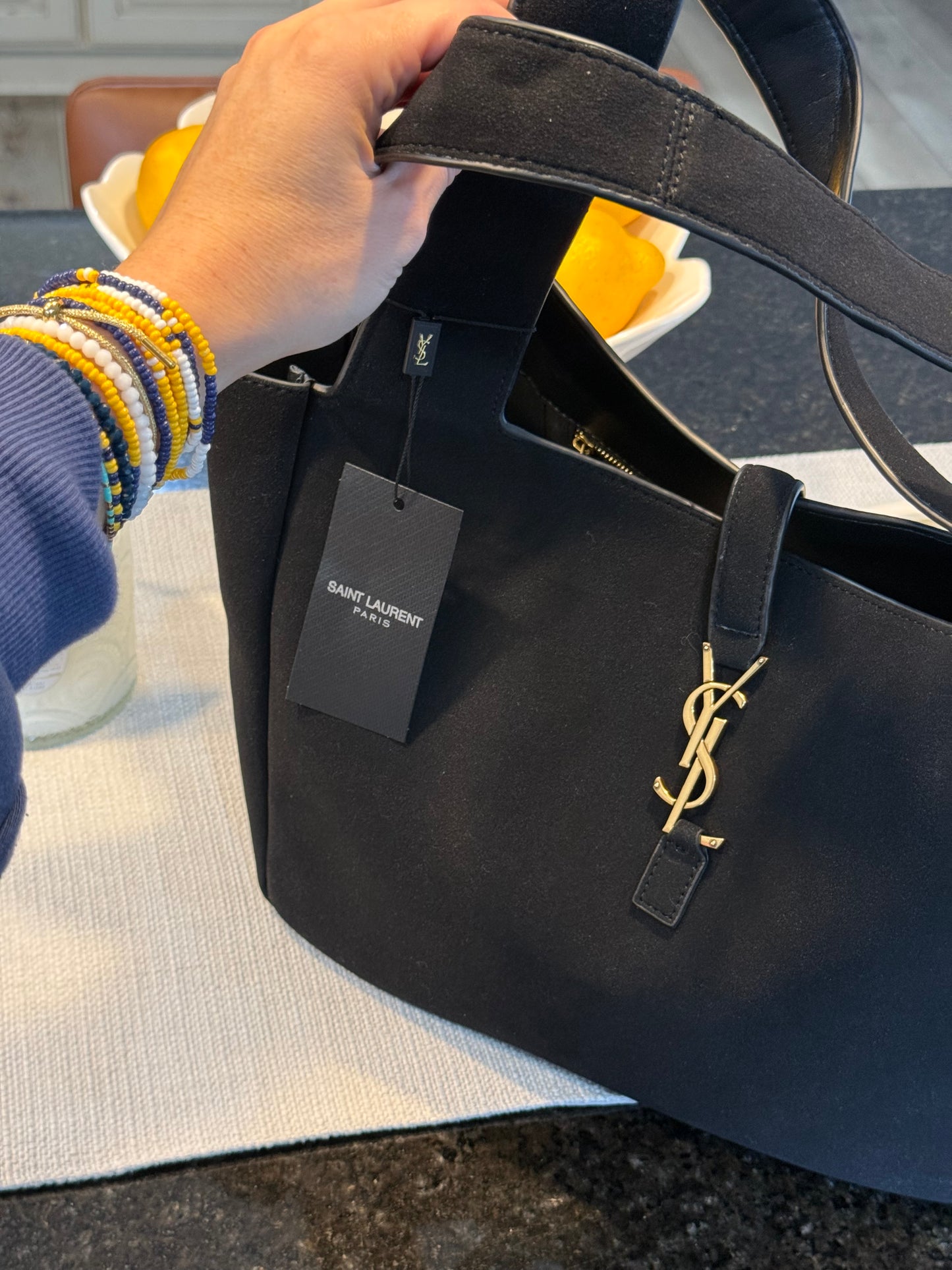 Flash Friday Deal- Black Suede Bag