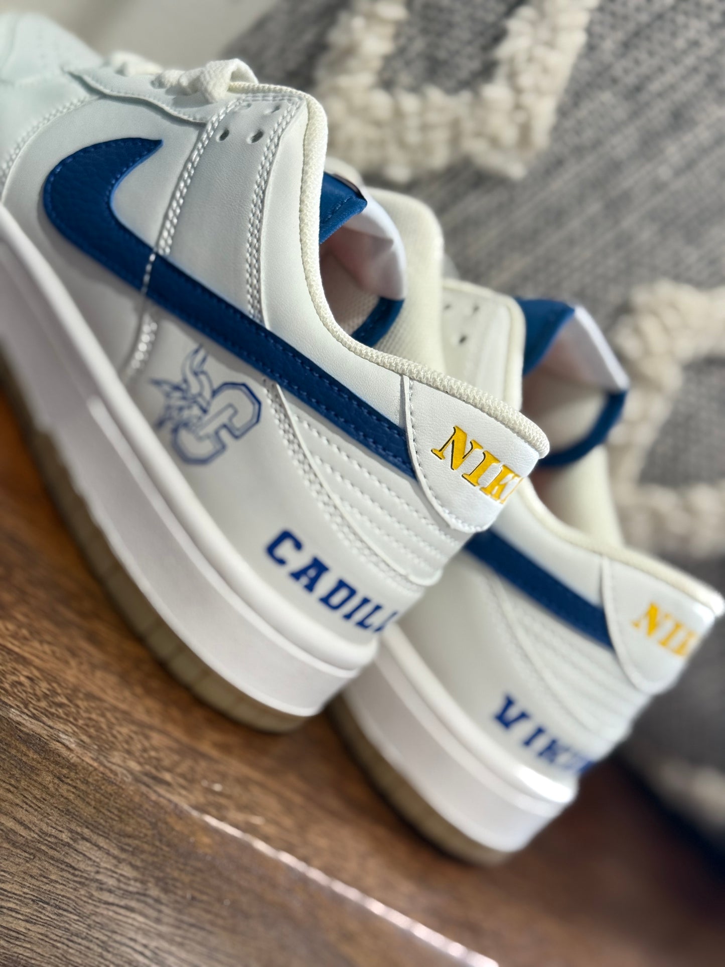 Cadillac Vikings Custom Made Nikes