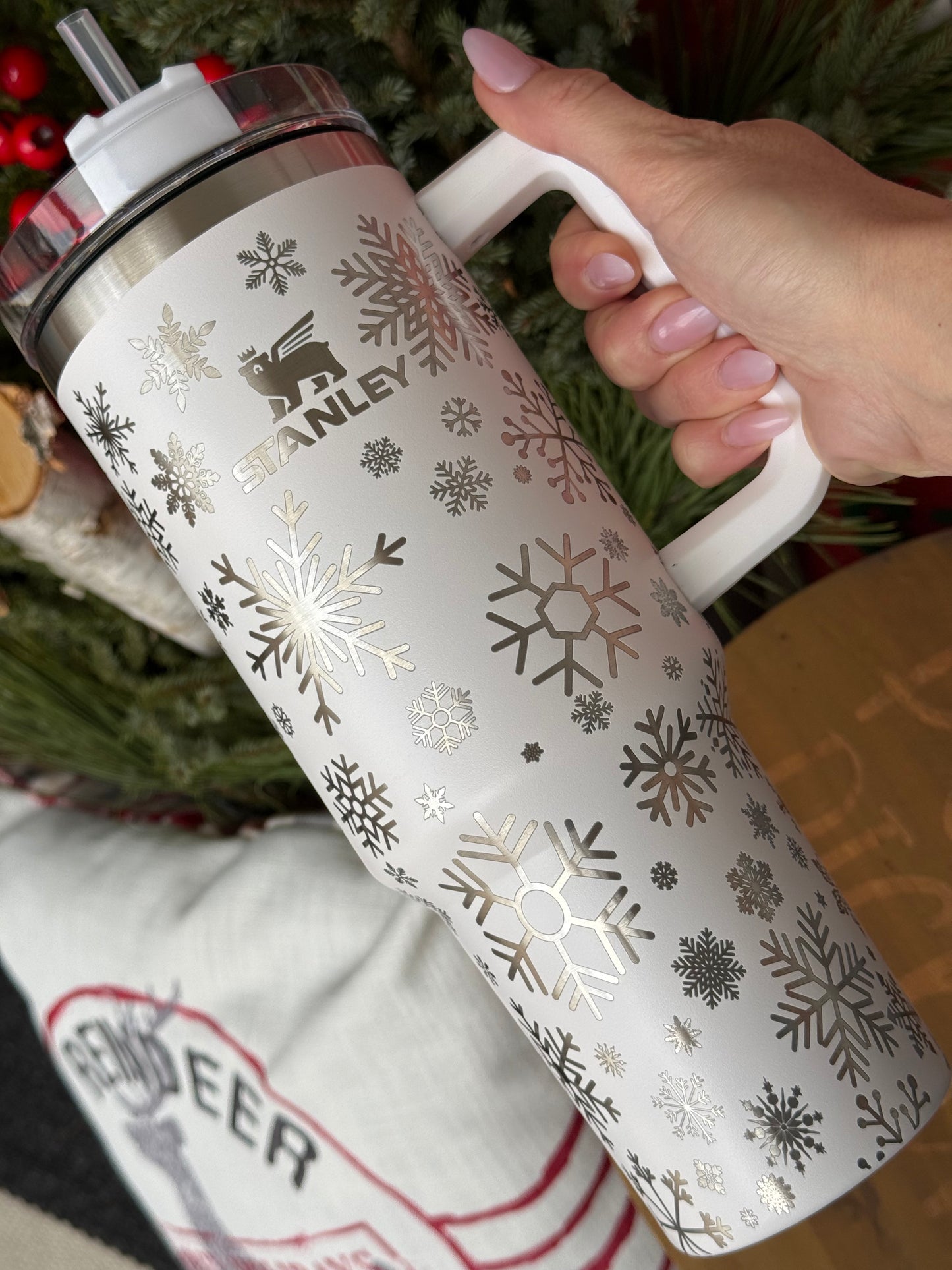 CLEAR OUT: Engraved Tumblers with Gold