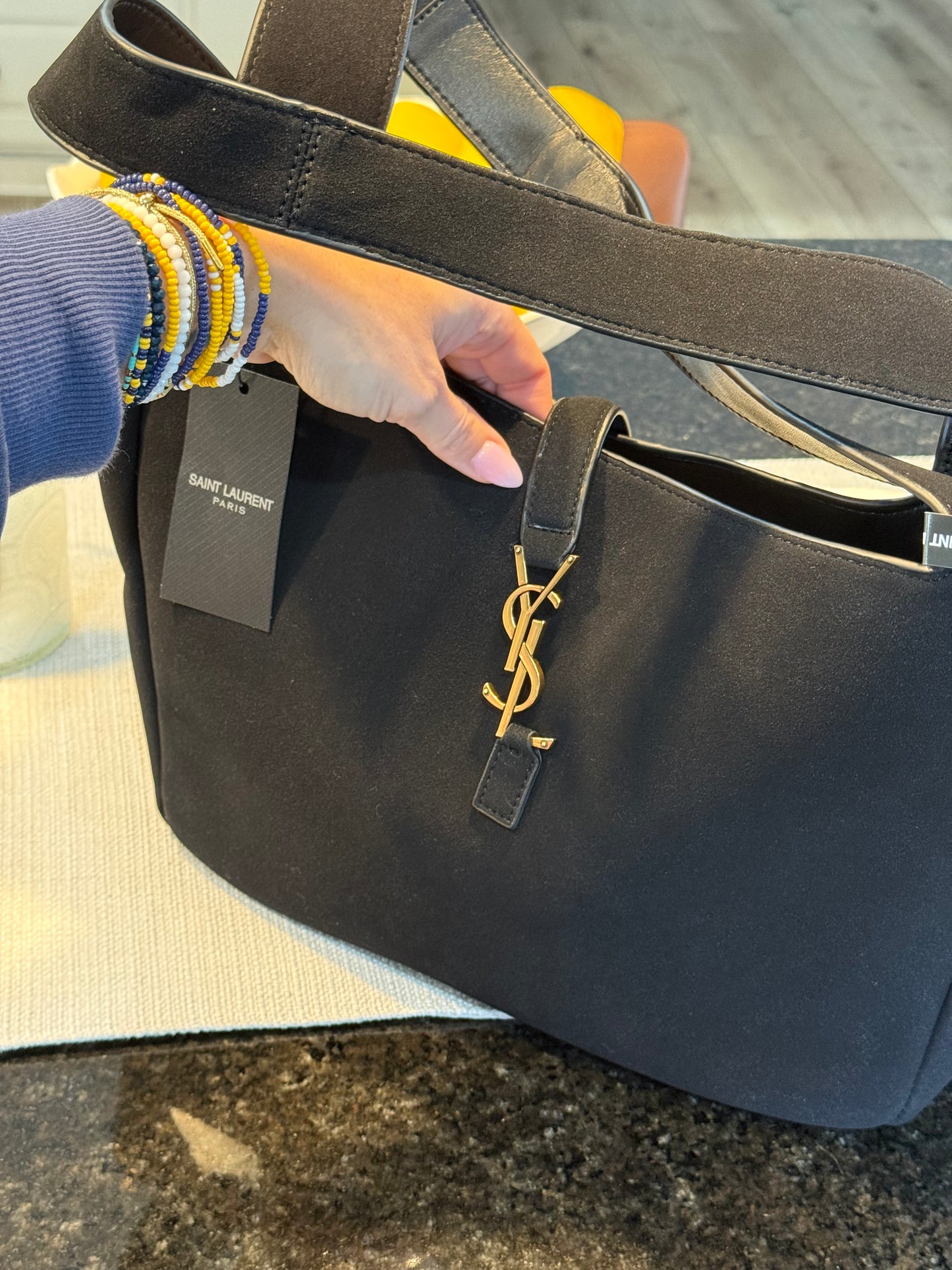 Flash Friday Deal- Black Suede Bag