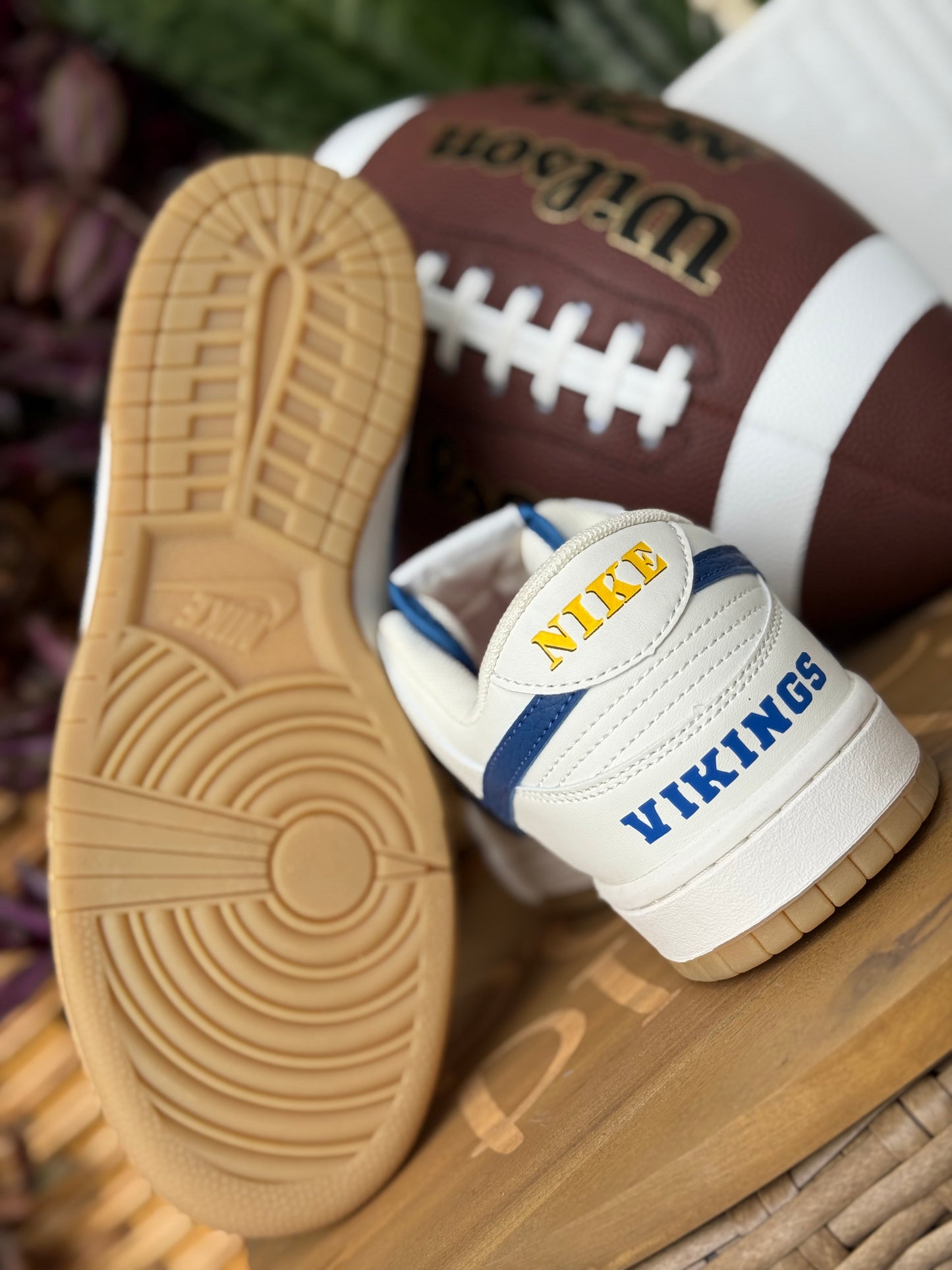 Cadillac Vikings Custom Made Nikes