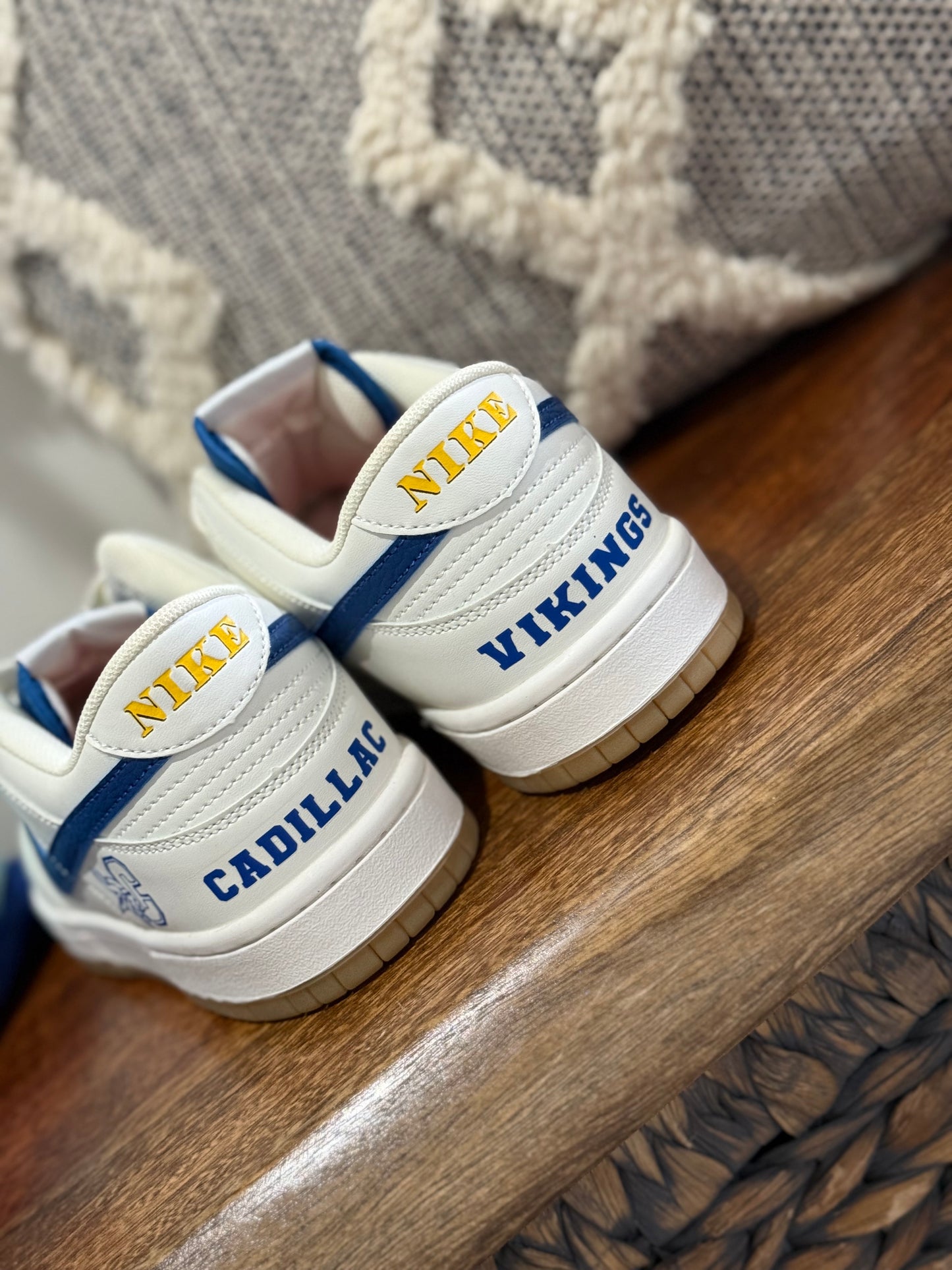 Cadillac Vikings Custom Made Nikes