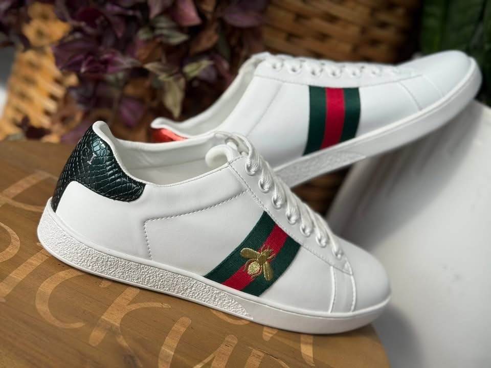 Red/Green Stripe Shoes