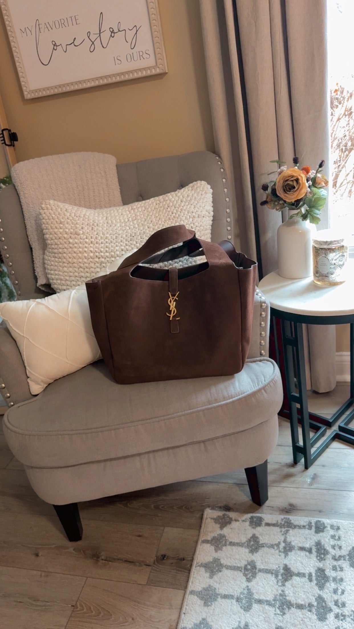 Flash Friday Deal- Black Suede Bag