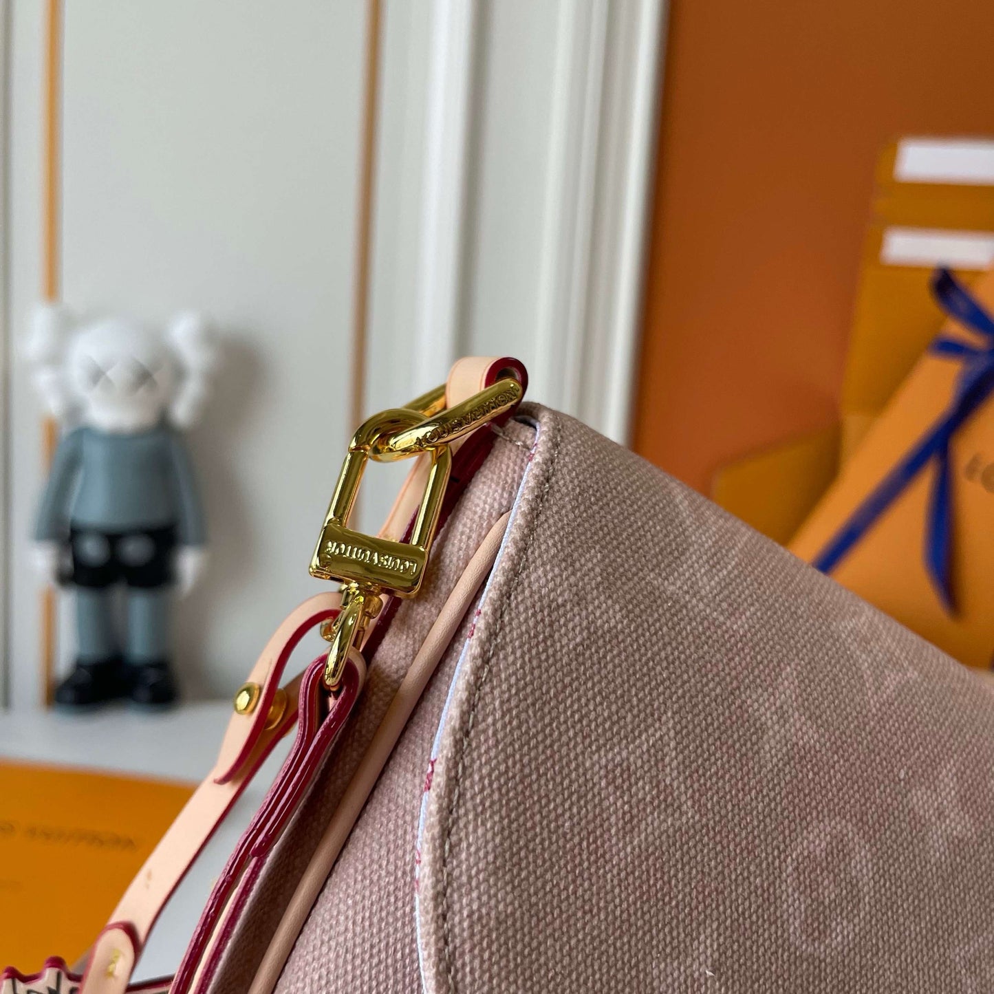 Pink Denim Crossbody Masters