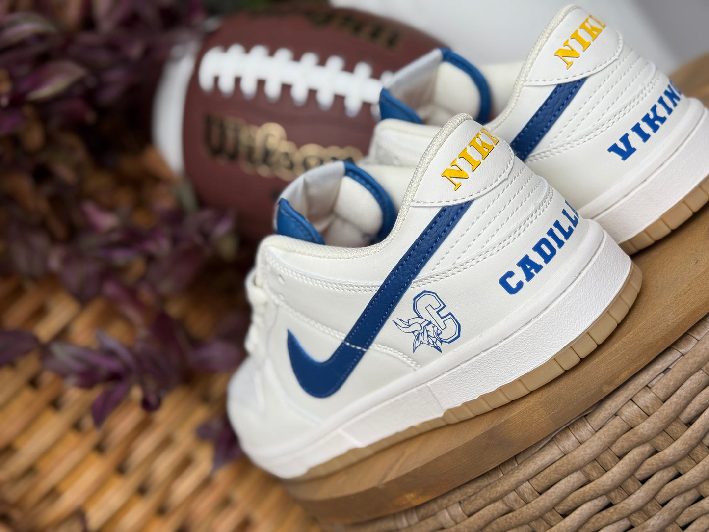 Cadillac Vikings Custom Made Nikes