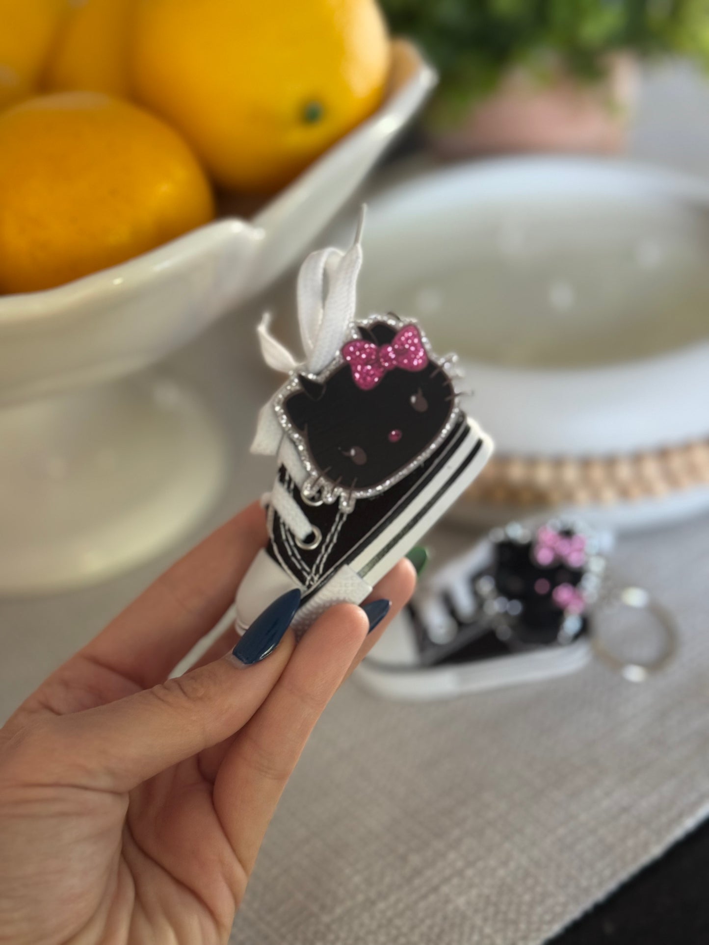 Labubu & Hello Kitty Shoe Keychain