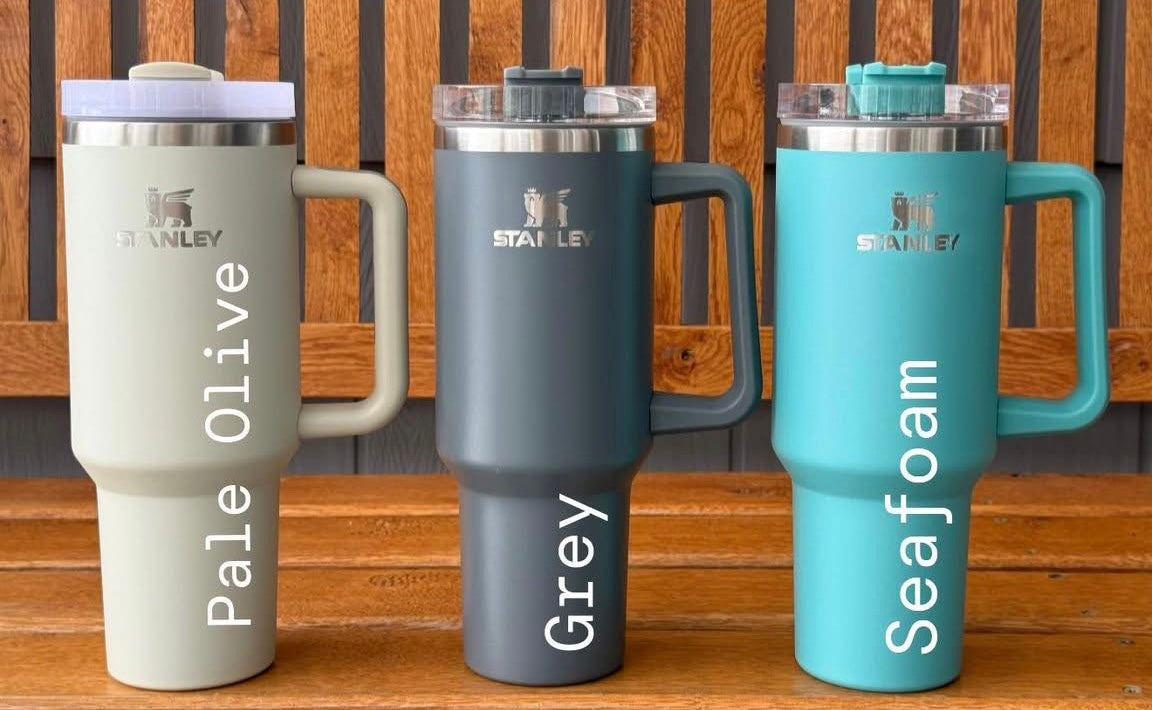 CLEAR OUT: Engraved Tumblers with Gold