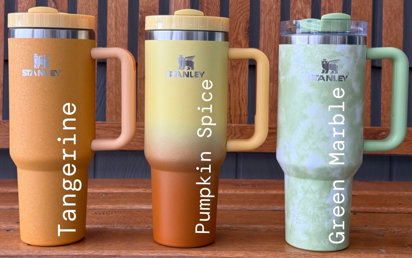 CLEAR OUT: Engraved Tumblers with Gold