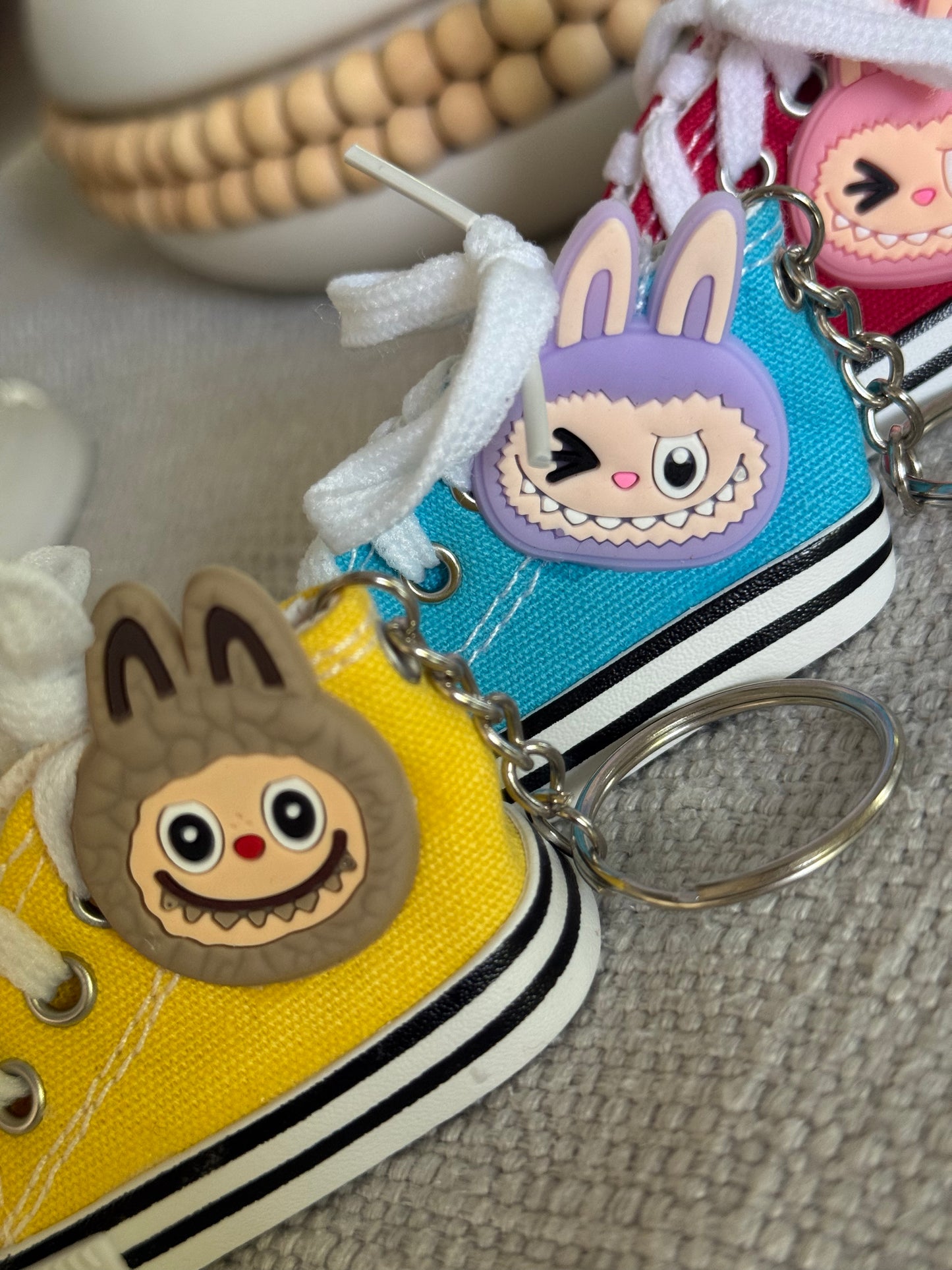 Labubu & Hello Kitty Shoe Keychain