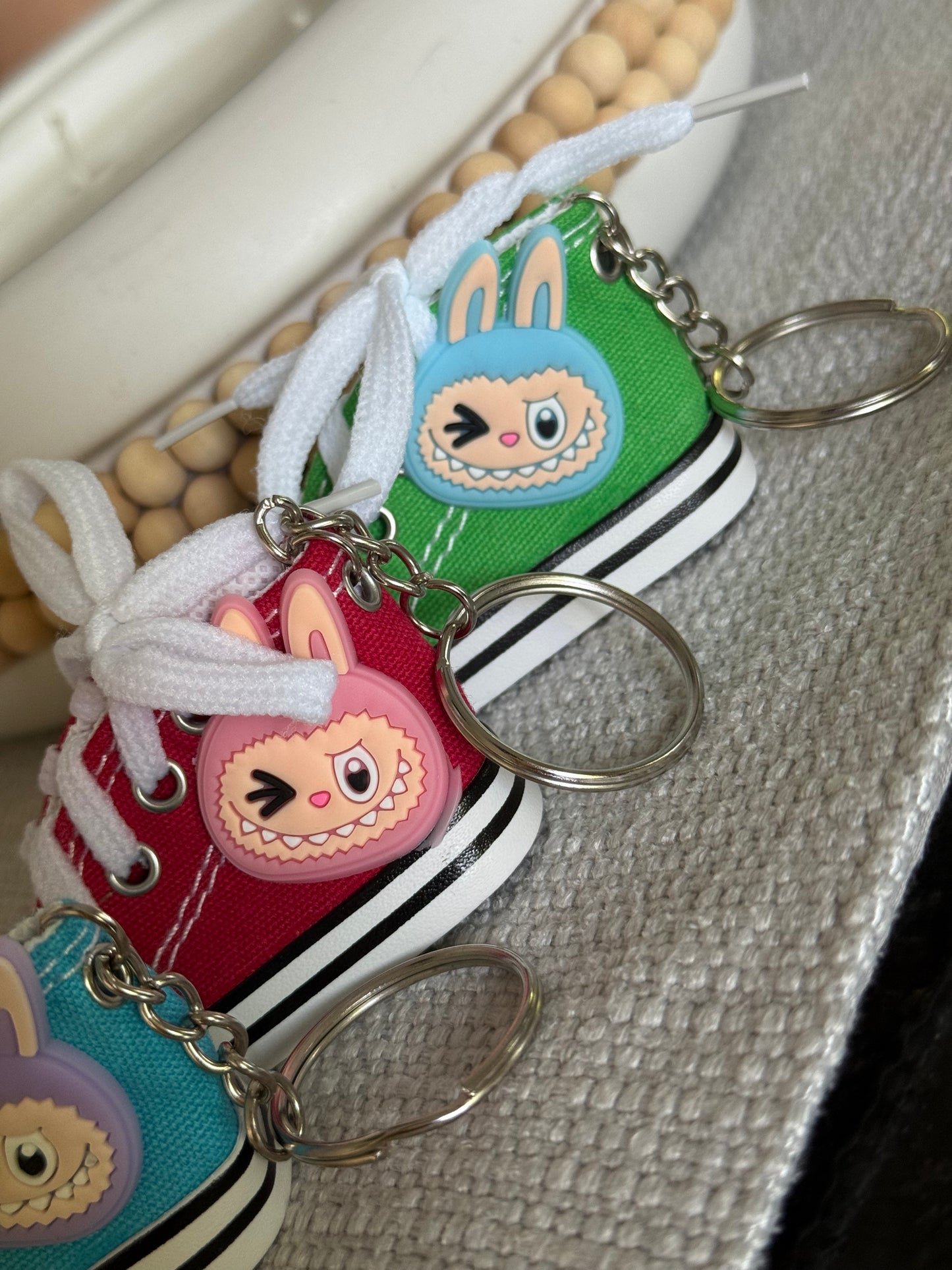 Labubu & Hello Kitty Shoe Keychain