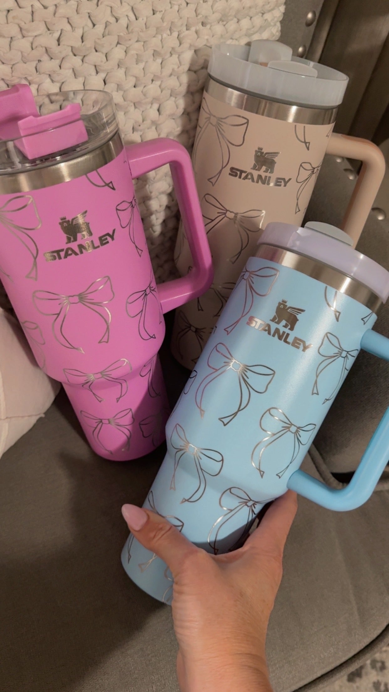 40oz Engraved Ribbon Tumbler